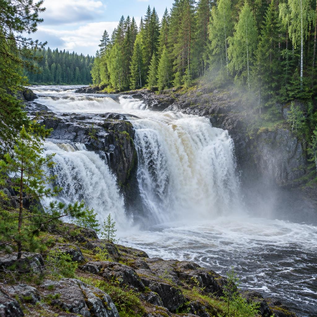 Водопад Кивач